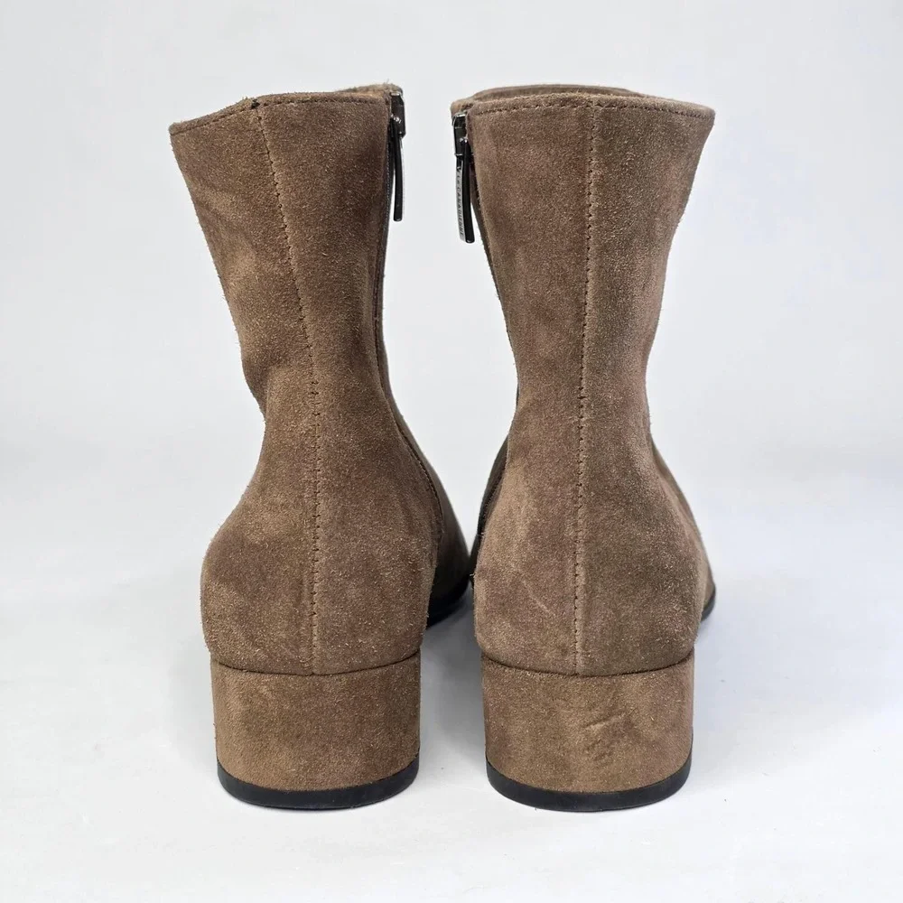 La Canadienne Boots Women's Size 5.5 M Brown Suede Ankle Zip Casual Shoes Canada
